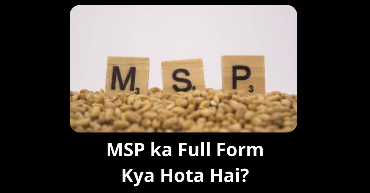 MSP ka Full Form Kya Hota Hai